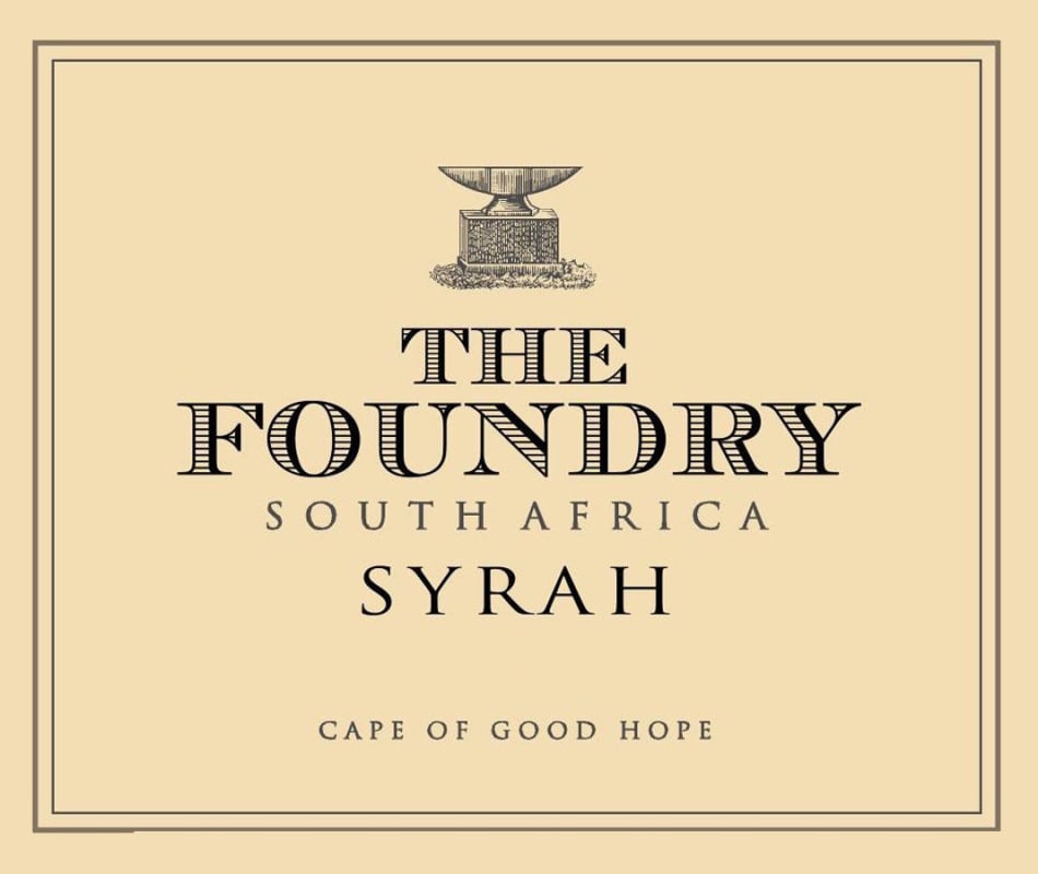 The Foundry Stellenbosch Shiraz 2007 Front Label