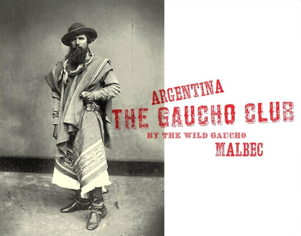 The Gaucho Club The Wild Malbec 2014 Front Label