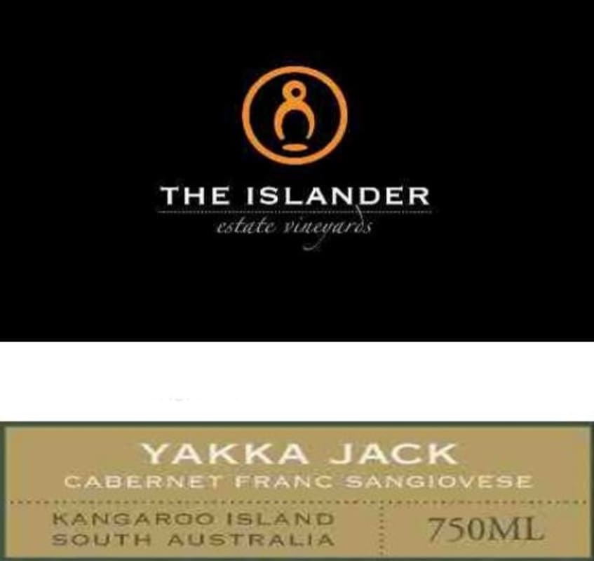 The Islander Estate Vineyards Yakka Jack Cabernet Franc Sangiovese 2005 Front Label