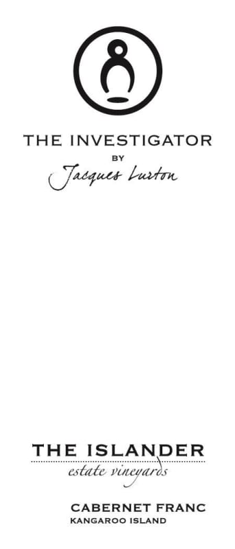 The Islander Estate Vineyards The Investigator Cabernet Franc 2012 Front Label