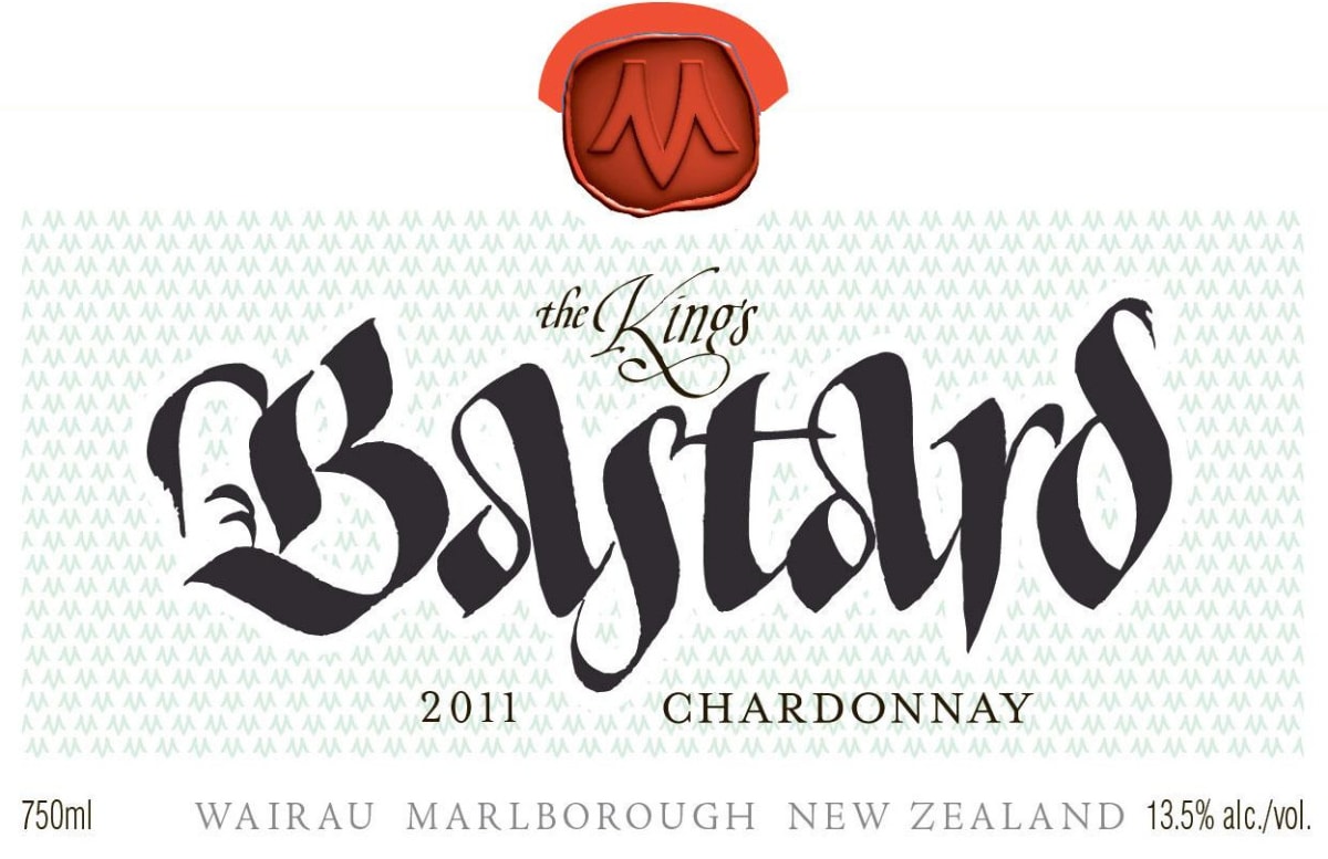 The Kings Series Bastard Chardonnay 2011 Front Label