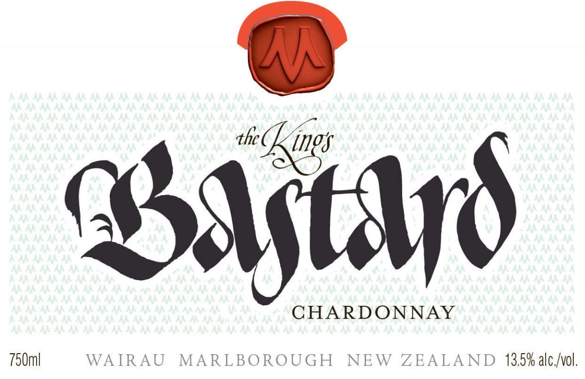 The Kings Series Bastard Chardonnay 2012 Front Label