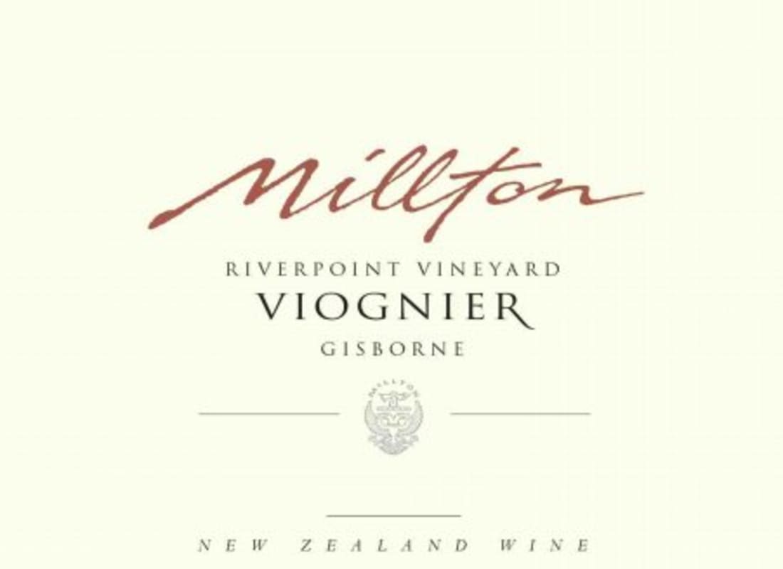 The Millton Vineyards Riverpoint Viognier 2013 Front Label