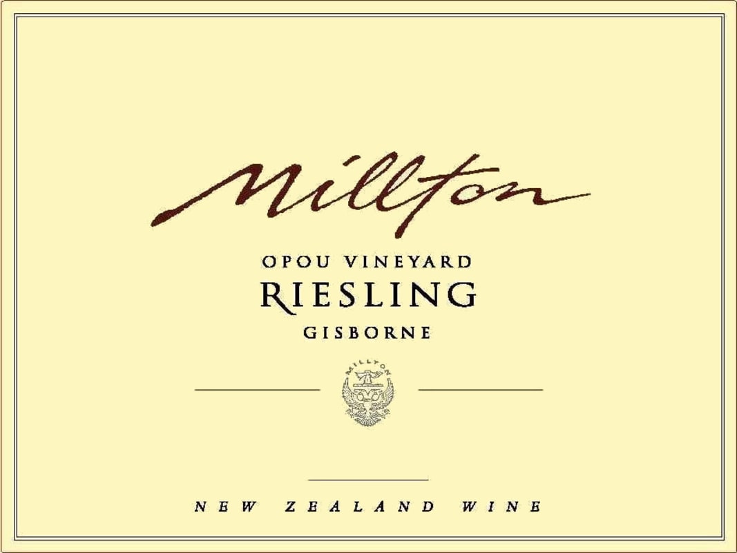 The Millton Vineyards Opou Vineyard Riesling 2014 Front Label