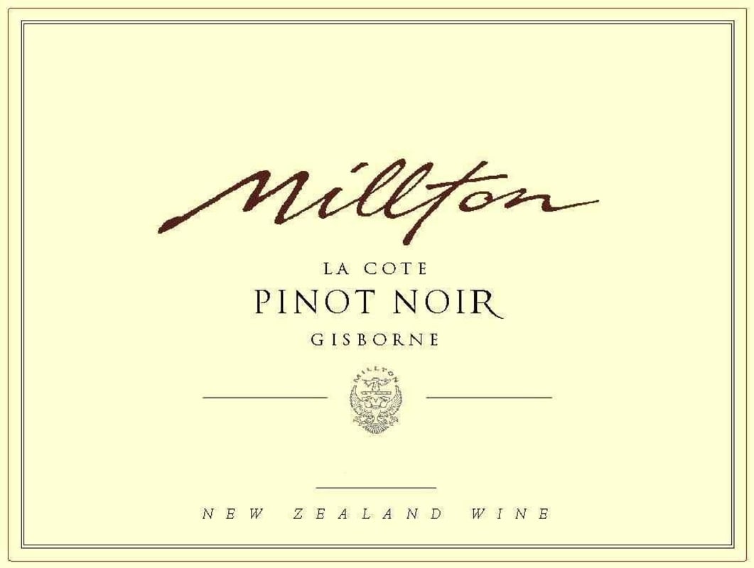The Millton Vineyards La Cote Pinot Noir 2014 Front Label