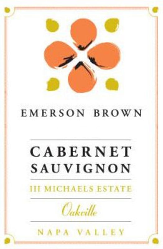 Emerson Brown III Michaels Estate Cabernet Sauvignon 2013 Front Label