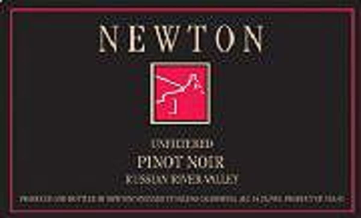 Newton Pinot Noir Unfiltered 1999 Front Label