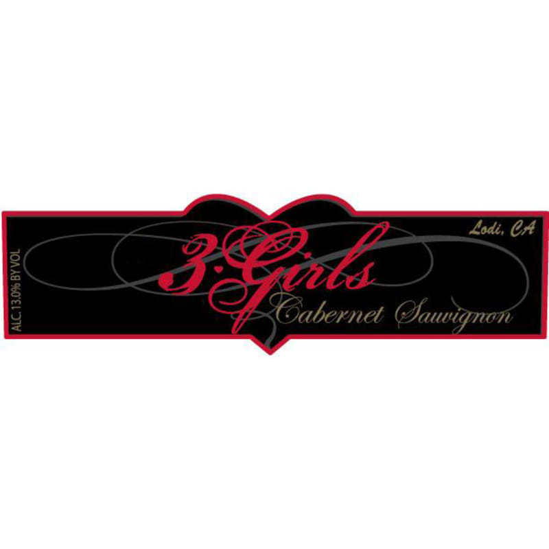 3 Girls Cabernet Sauvignon 2011 Front Label