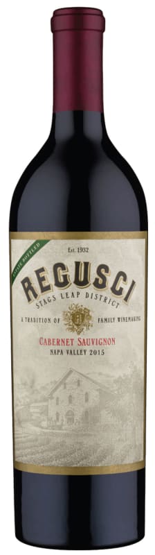 Regusci Winery Stags Leap Cabernet Sauvignon 2015 Front Bottle Shot