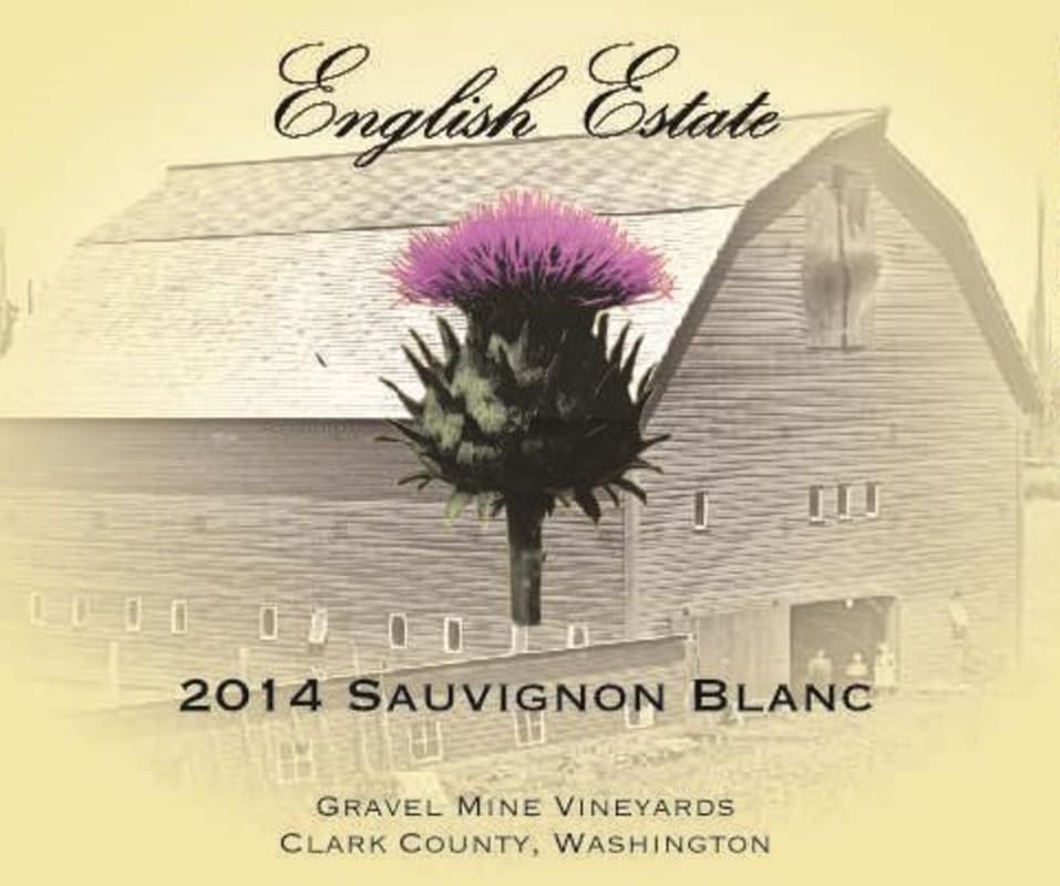 English Estate Winery Sauvignon Blanc 2014 Front Label