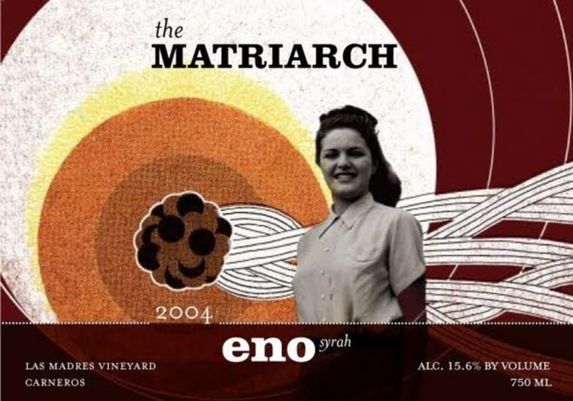 Eno Wines The Matriarch Las Madres Vineyard Syrah 2004 Front Label