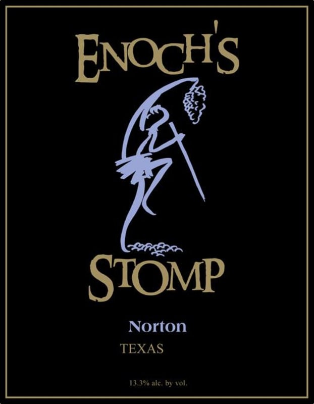 Enoch's Stomp Vineyard & Winery Norton 2012 Front Label