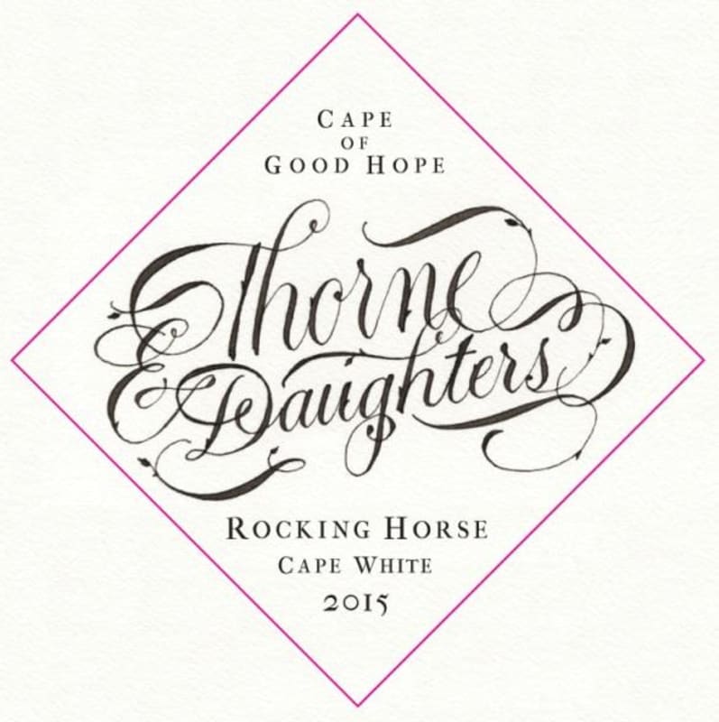 Thorne & Daughters Rocking Horse Cape White 2015 Front Label