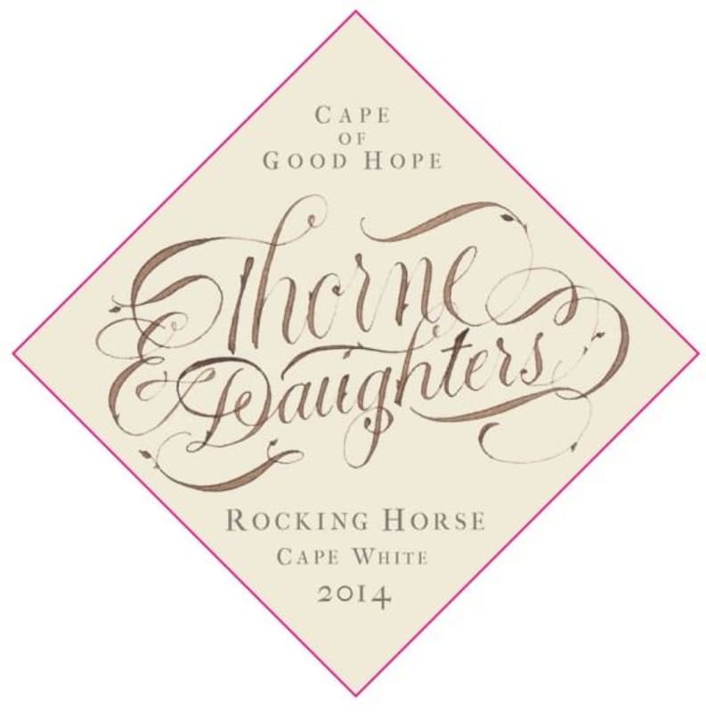 Thorne & Daughters Rocking Horse Cape White 2014 Front Label