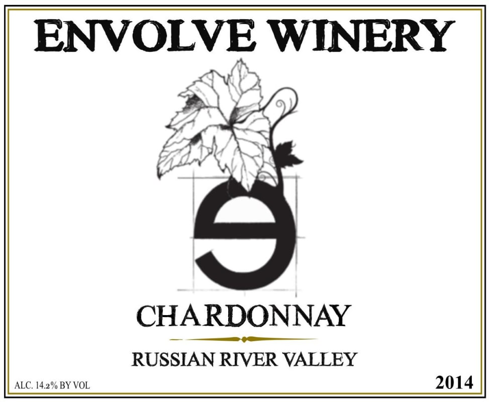 Envolve Winery Chardonnay 2014 Front Label