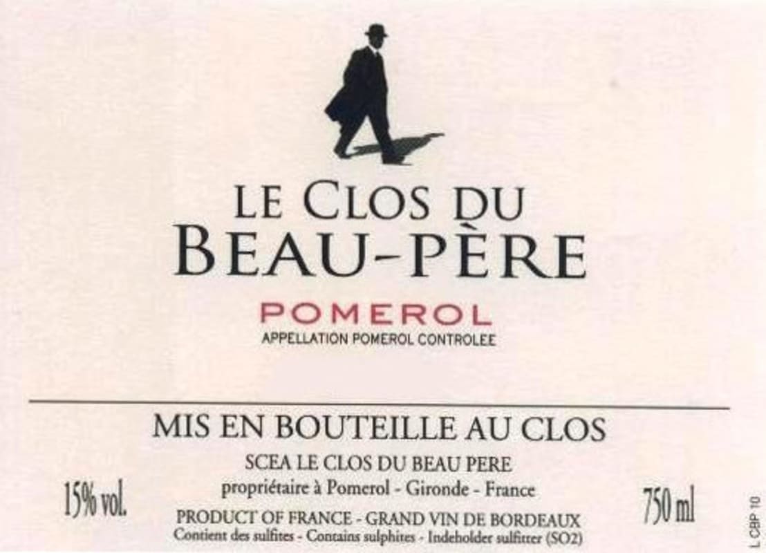 Thunevin Pomerol Le Clos du Beau-Pere 2014 Front Label