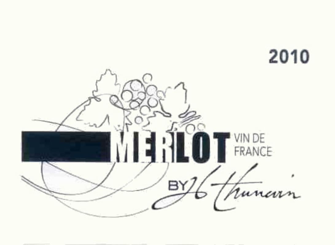 Thunevin Vin de France Merlot By Thunevin 2010 Front Label