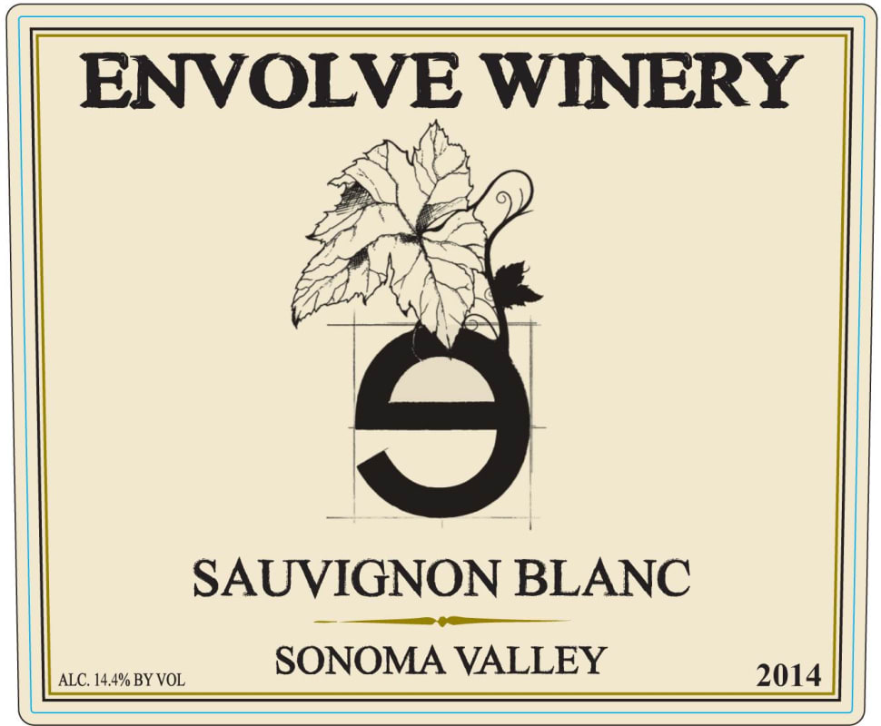 Envolve Winery Sauvignon Blanc 2014 Front Label
