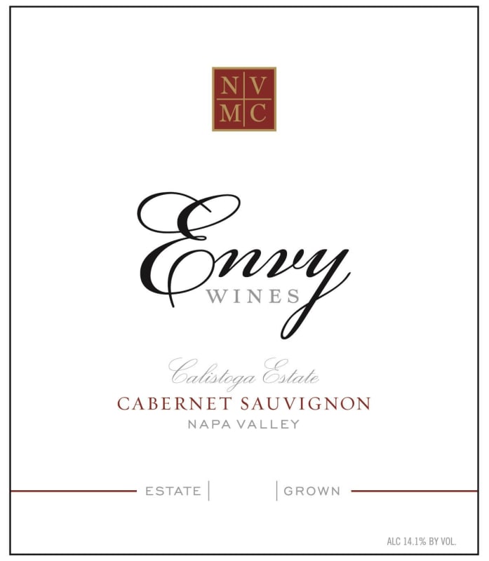 Envy Wines Cabernet Sauvignon 2012 Front Label