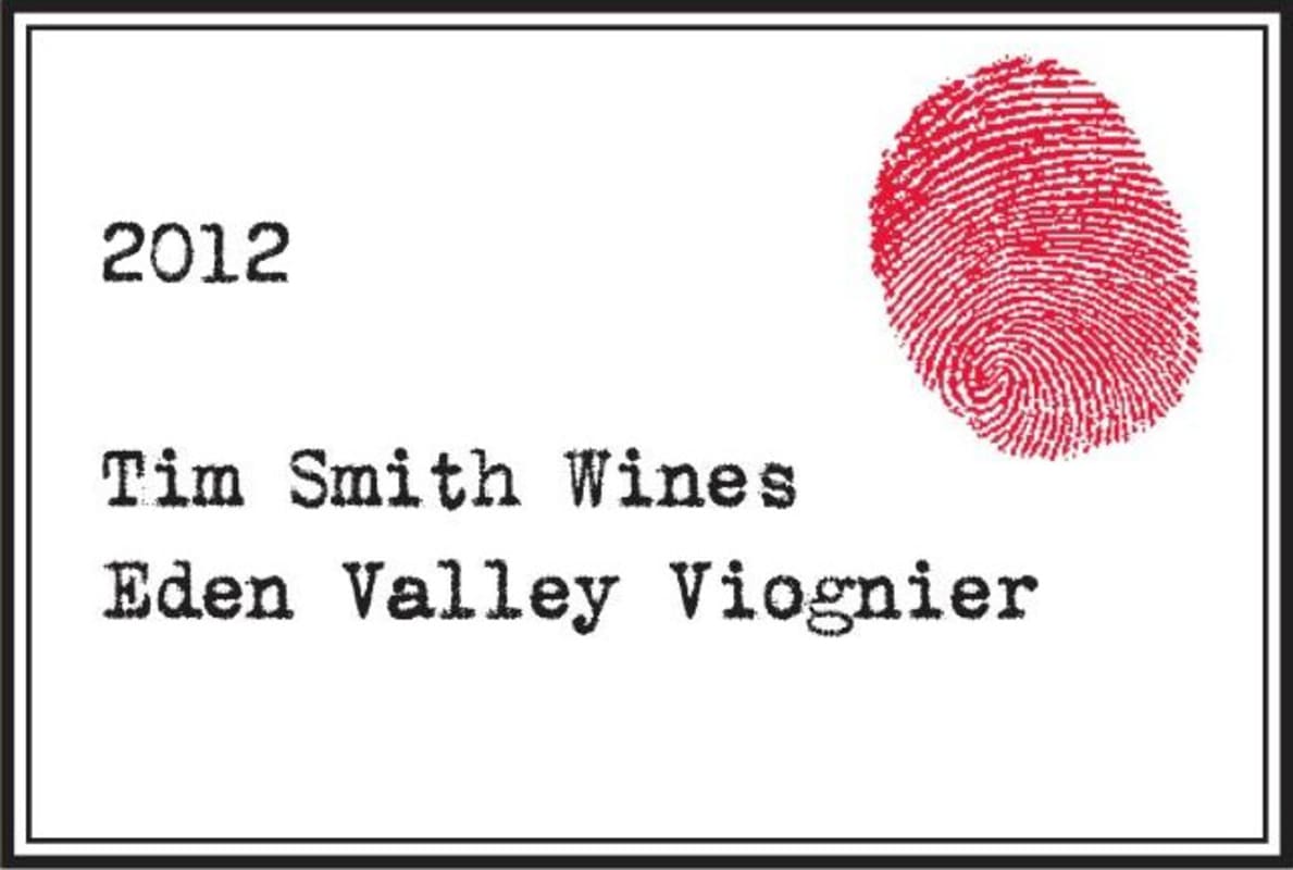 Tim Smith Eden Valley Viognier 2012 Front Label