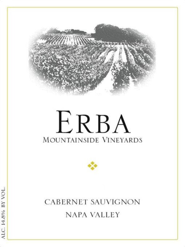 Erba Mountain Vineyards Cabernet Sauvignon 2007 Front Label