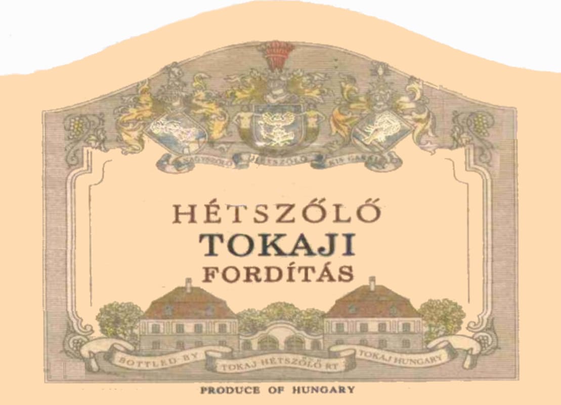 Tokaj Hetszolo Forditas 2006 Front Label