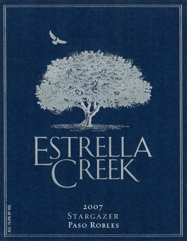 Estrella Creek Wines Stargazer 2007 Front Label
