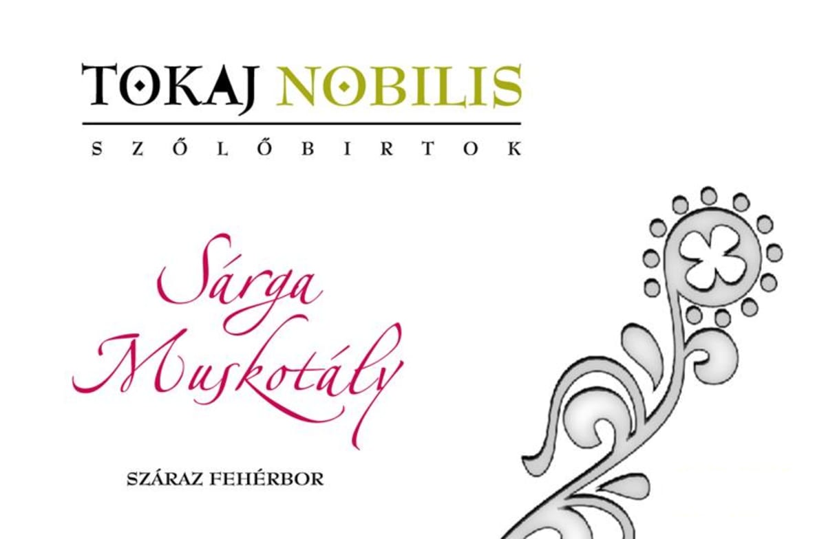 Tokaj Nobilis Sarga Muskotaly 2014 Front Label