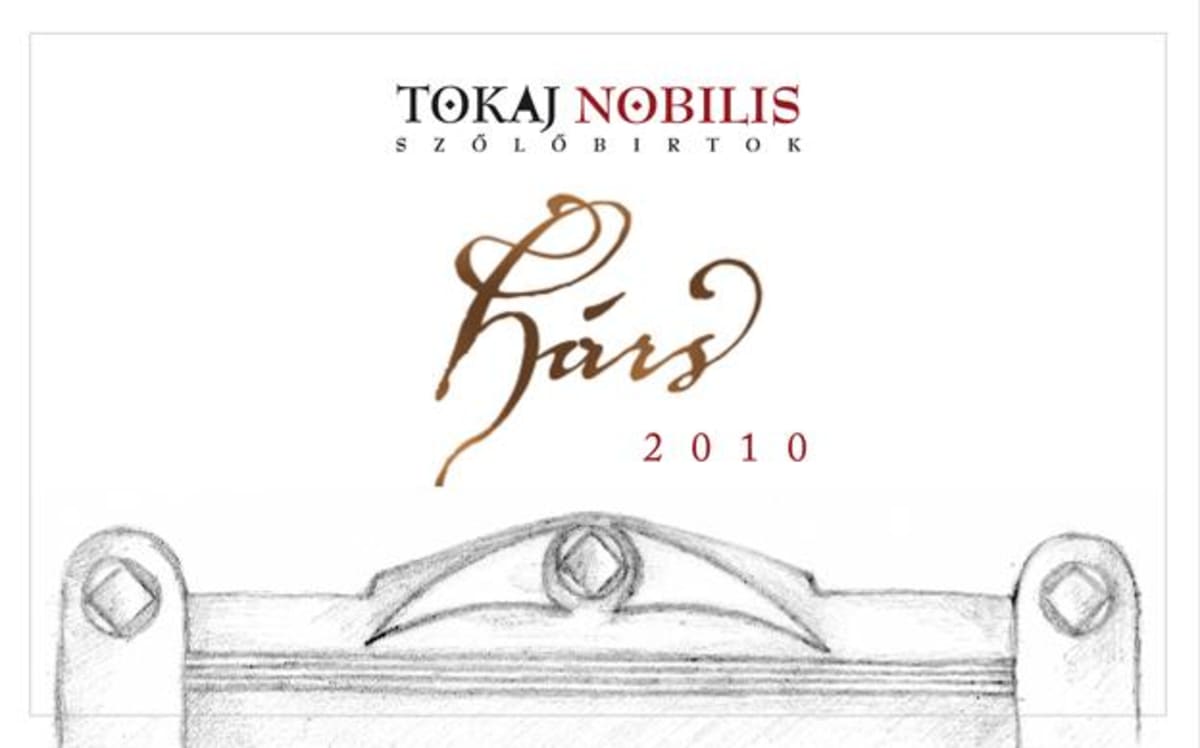 Tokaj Nobilis Hars Barakonyi Vineyard 2010 Front Label