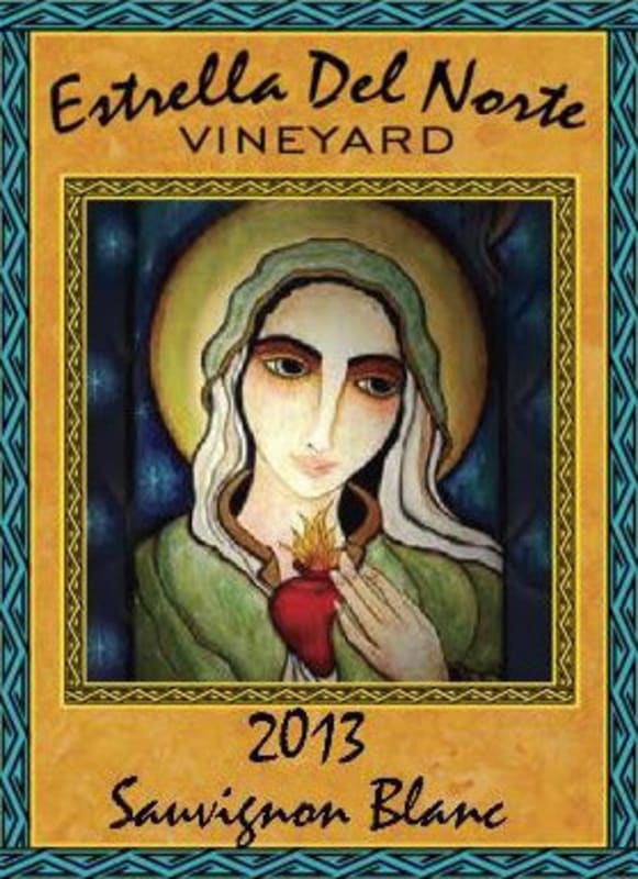 Estrella Del Norte Vineyard Sauvignon Blanc 2013 Front Label