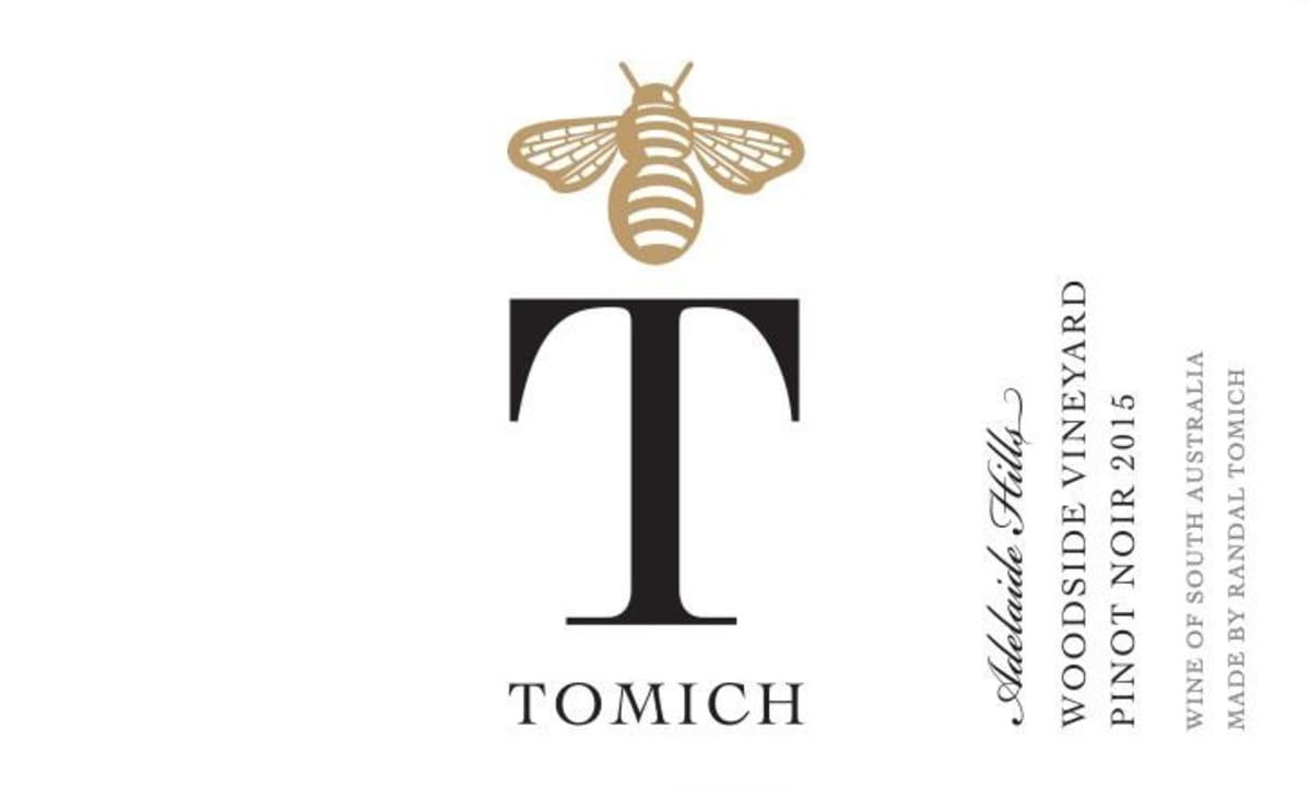 Tomich Hill Woodside Vineyard Pinot Noir 2015 Front Label