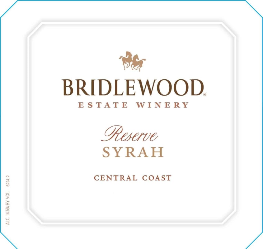Bridlewood Reserve Syrah 2013 Front Label