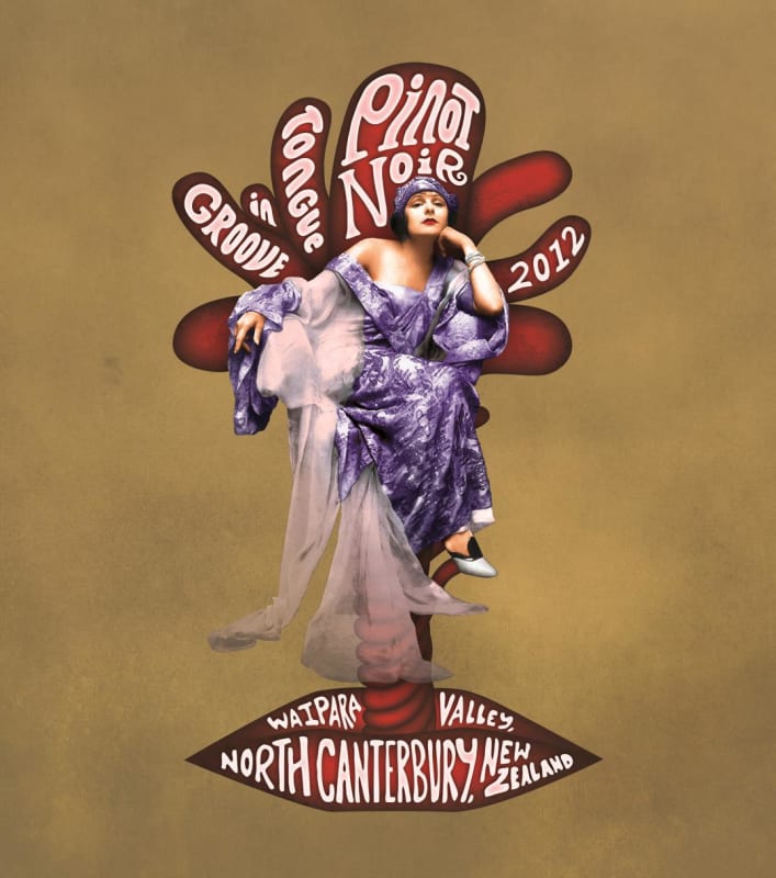 Tongue in Groove Waipara Valley Pinot Noir 2012 Front Label