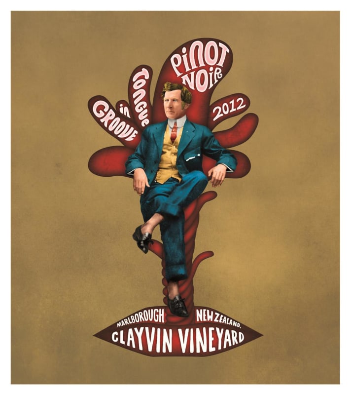 Tongue in Groove Clayvin Vineyard Pinot Noir 2012 Front Label