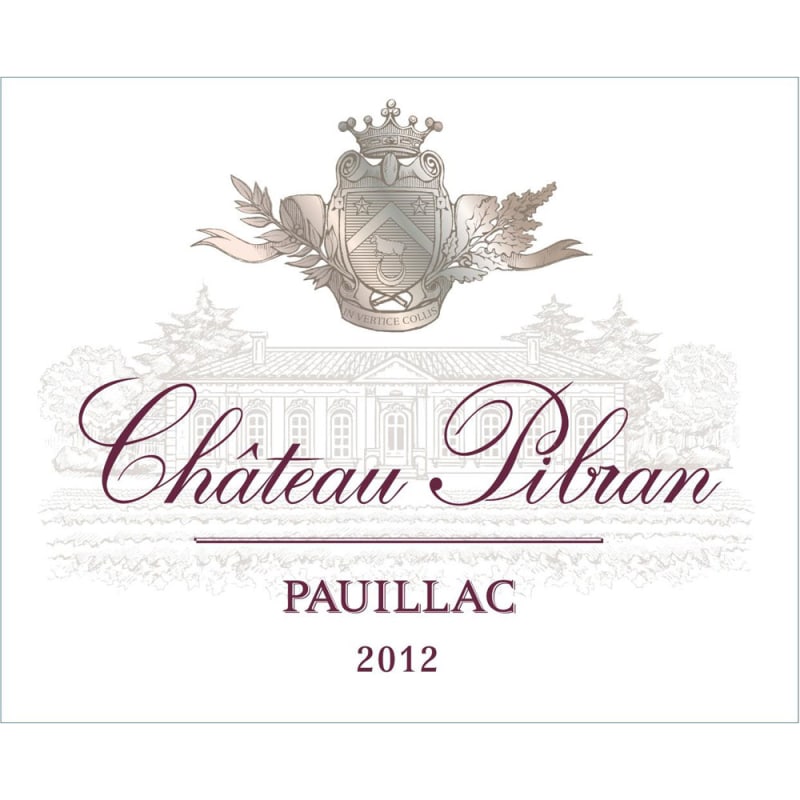 Chateau Pibran 2012 Front Label