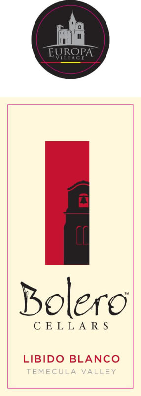 Europa Village Bolero Cellars Libido Blanco 2014 Front Label