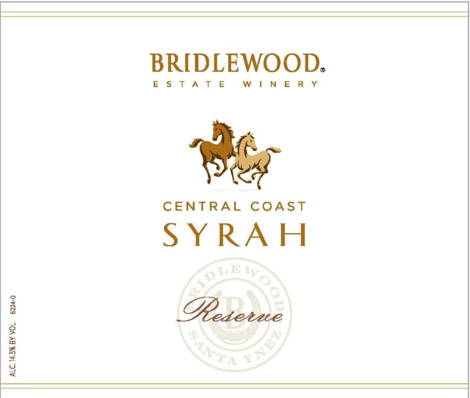 Bridlewood Reserve Syrah 2006 Front Label