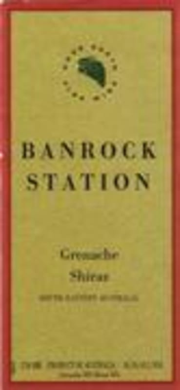Banrock Station Grenache/Shiraz 1999 Front Label