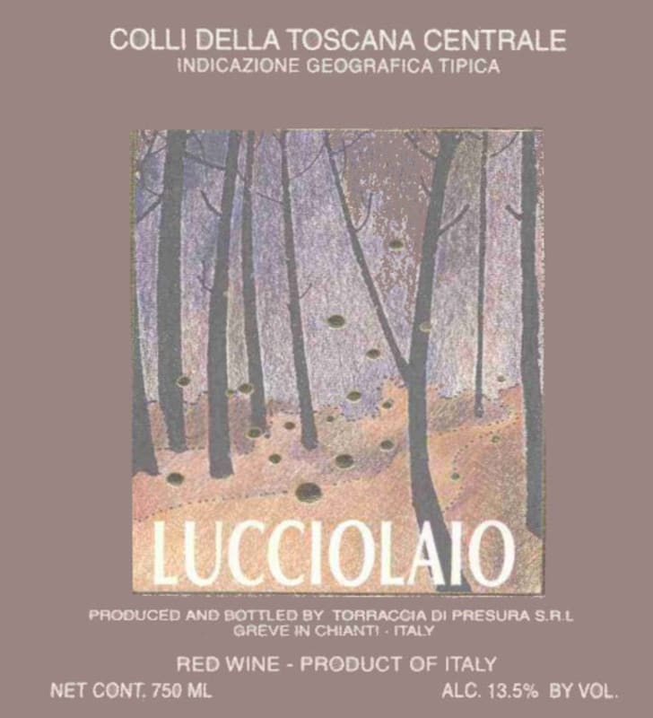 Torraccia di Presura Colli della Toscana Centrale Lucciolaio 2005 Front Label