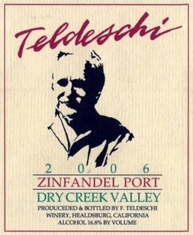 F. Teldeschi Winery Zinfandel Port 2006 Front Label