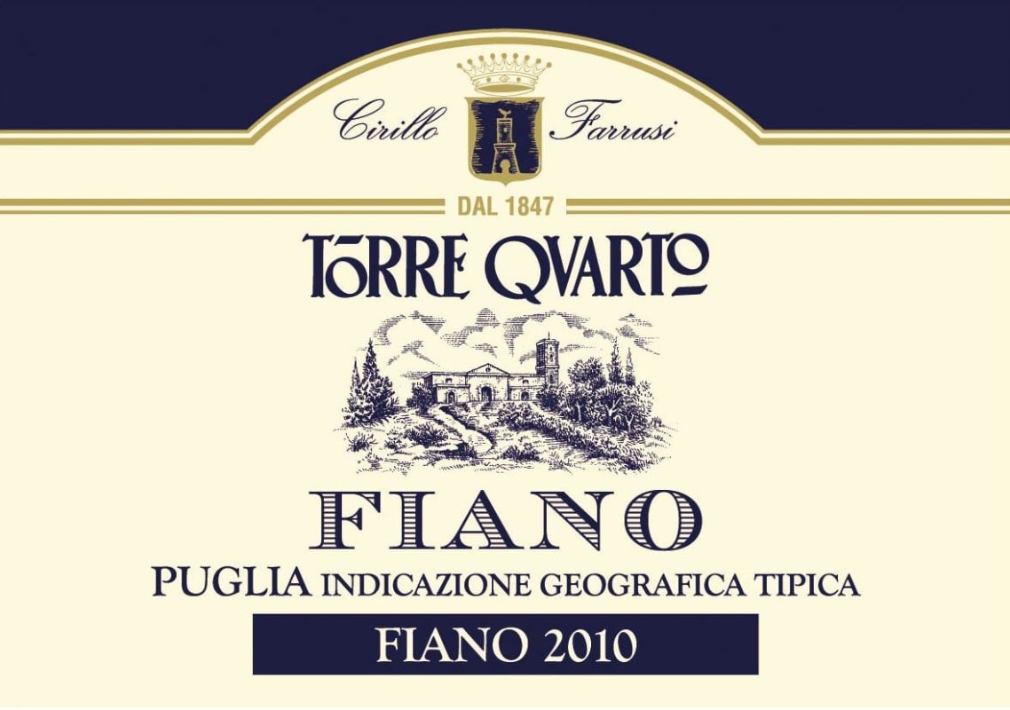 Torre Quarto Fiano 2010 Front Label