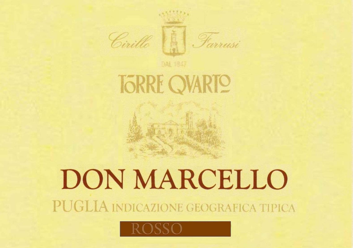 Torre Quarto Don Marcello Rosso 2010 Front Label
