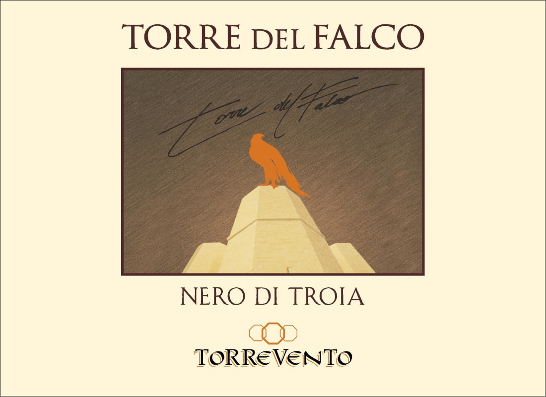 Torrevento Azienda Vinicola Murgia Torre del Falco Nero di Troia 2013 Front Label