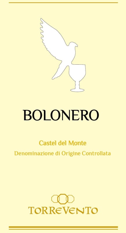Torrevento Azienda Vinicola Castel del Monte Bolonero Rosso 2010 Front Label