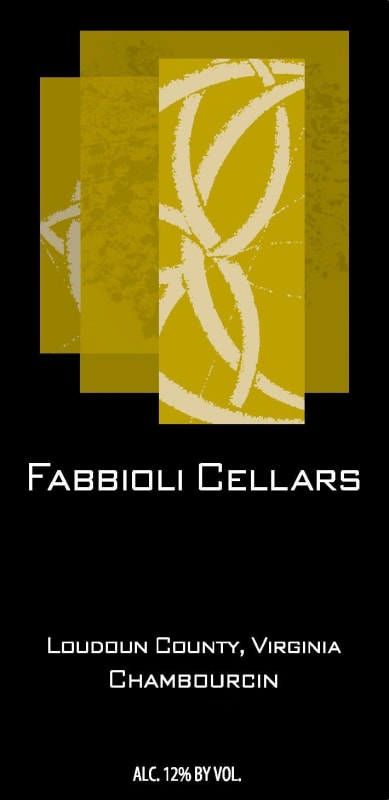 Fabbioli Cellars Chambourcin 2014 Front Label