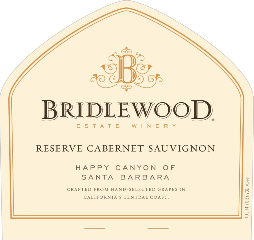 Bridlewood Reserve Cabernet Sauvignon 2013 Front Label