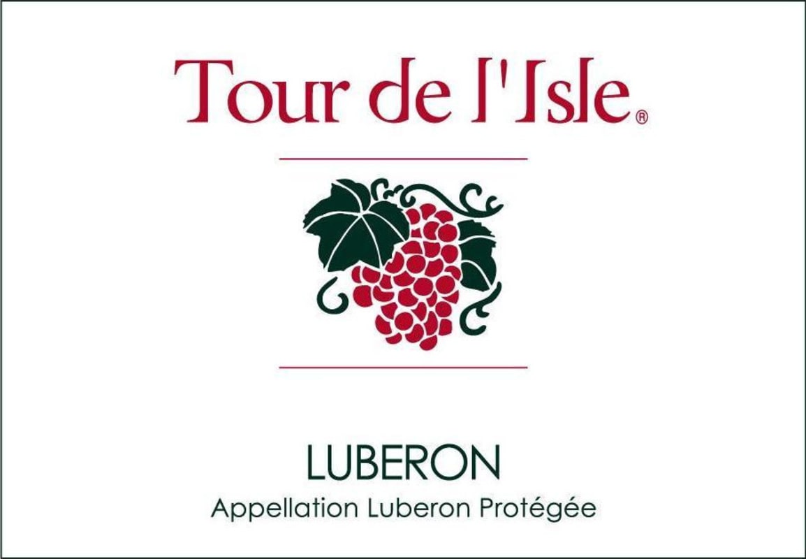 Tour De L'Isle Luberon Rouge 2014 Front Label