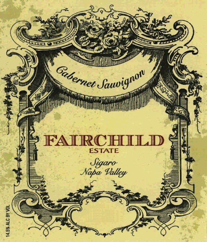 Fairchild Sigaro Cabernet Sauvignon 2007 Front Label