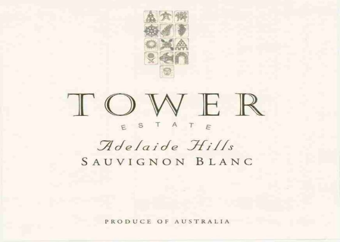 Tower Estate Sauvignon Blanc 2005 Front Label