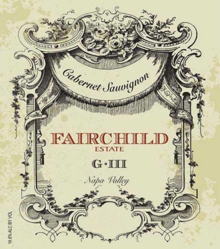 Fairchild G-III Cabernet Sauvignon 2009 Front Label